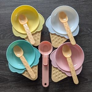 *Vintage* Ice Cream Serving Set